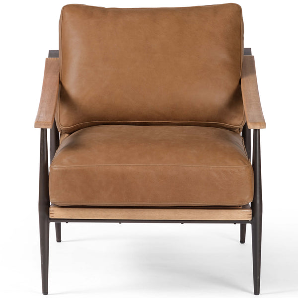 Home Fashion Kennedy Leather Chair Palermo Cognac By Four Hands
