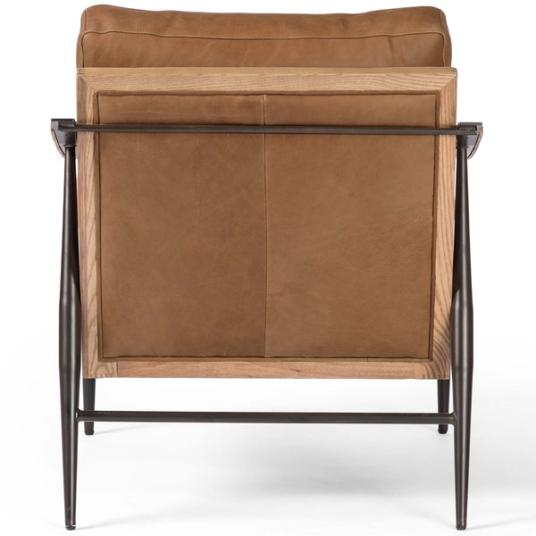 Home Fashion Kennedy Leather Chair Palermo Cognac By Four Hands