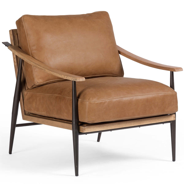 home fashion Kennedy Leather Chair Palermo Cognac by Four Hands