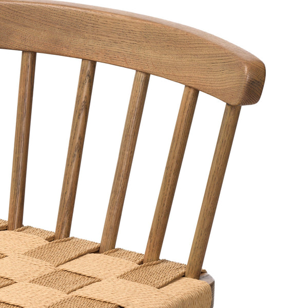 Home Fashion Kershaw Counter Stool Natural Rush By Four Hands