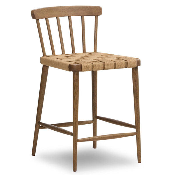 home fashion Kershaw Counter Stool Natural Rush by Four Hands