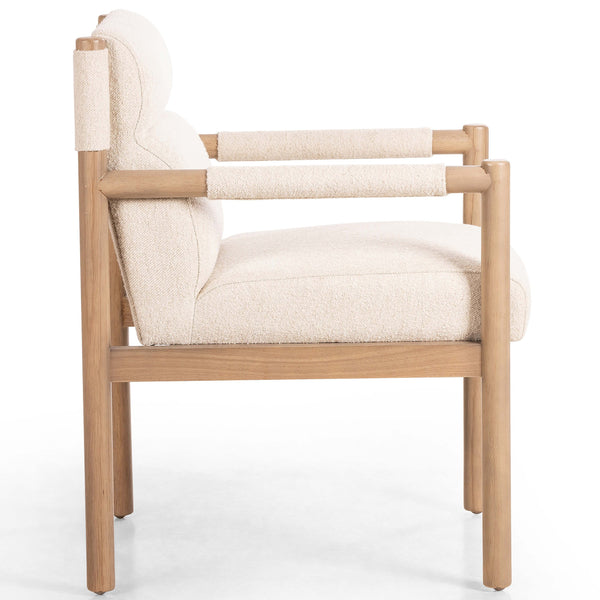 Home Fashion Kiano Dining Arm Chair Charter Oatmeal By Four Hands