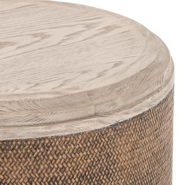 Home Fashion Kiara End Table Weathered Blonde Pine By Four Hands