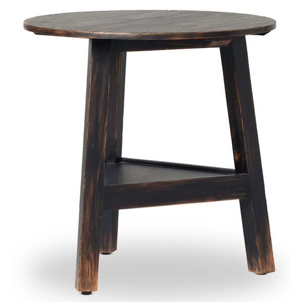 Home Fashion Kickapoo River Cricket Table Distressed Black By Four Hands