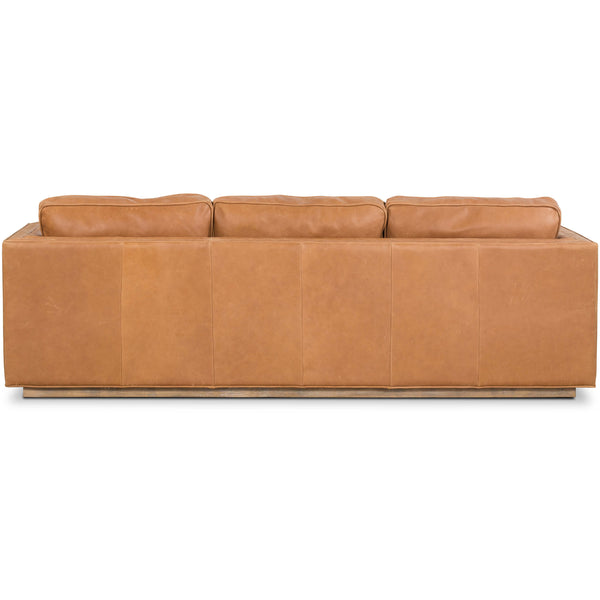 Home Fashion Kiera Leather Sofa Palermo Cognac By Four Hands