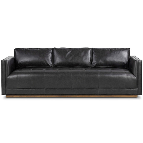 home fashion Kiera Leather Sofa Sonoma Black by Four Hands