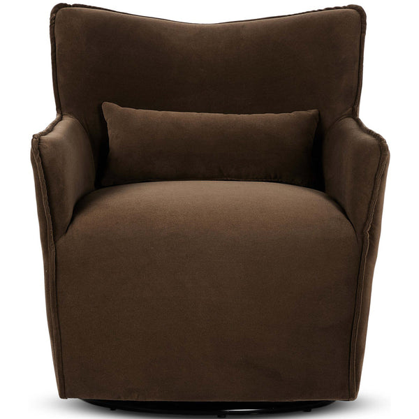 Home Fashion Kimble Swivel Chair Henry Coffee By Four Hands