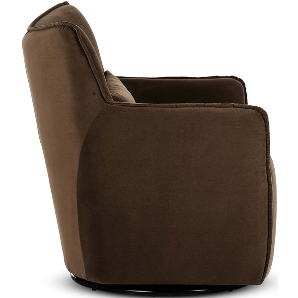 Home Fashion Kimble Swivel Chair Henry Coffee By Four Hands