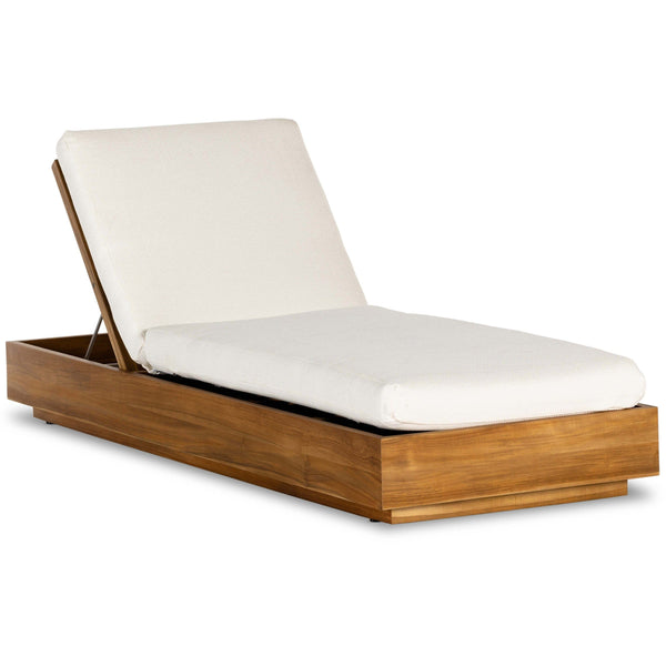 home fashion Kinta Outdoor Chaise Faye Cream by Four Hands