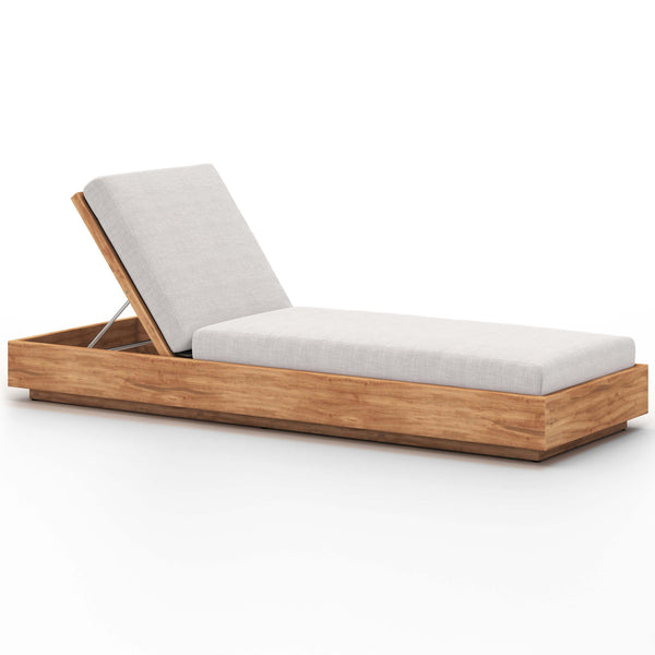 home fashion Kinta Outdoor Chaise Stone Grey by Four Hands