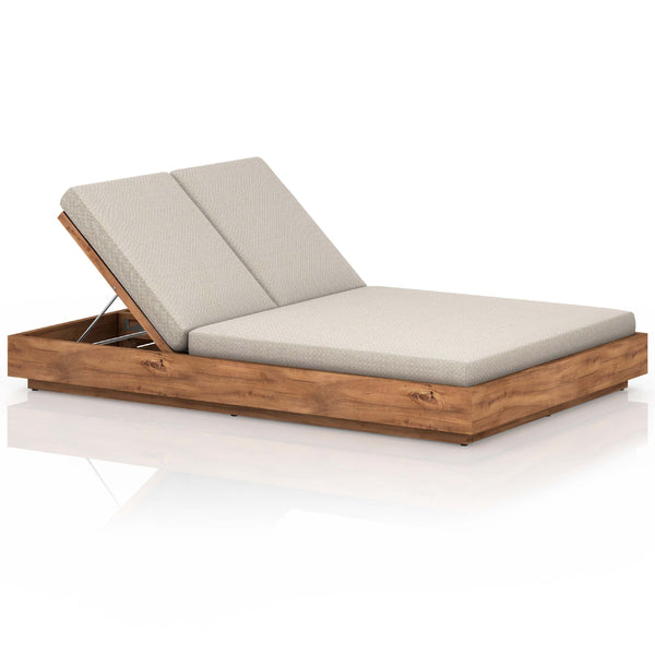 home fashion Kinta Outdoor Double Chaise Faye Sand by Four Hands