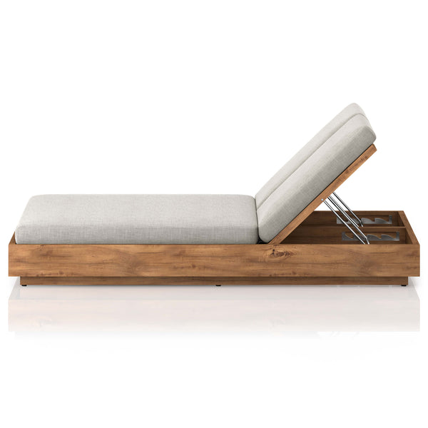 Home Fashion Kinta Outdoor Double Chaise Stone Grey By Four Hands