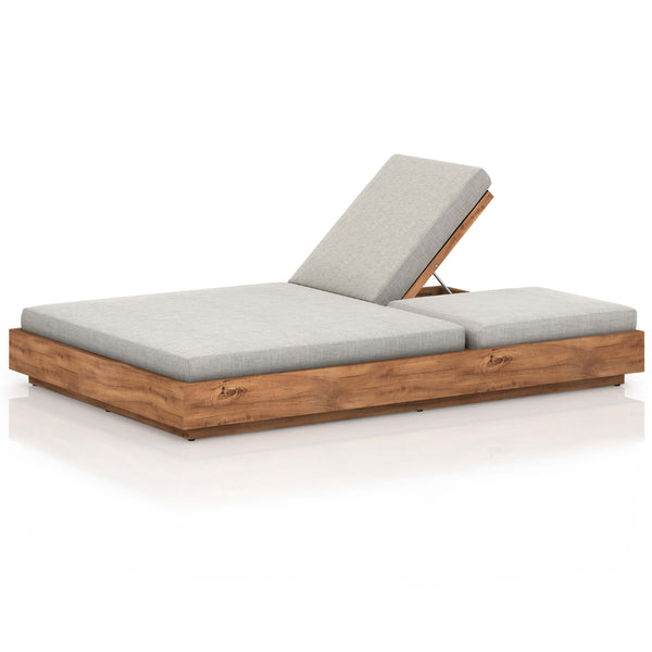 Home Fashion Kinta Outdoor Double Chaise Stone Grey By Four Hands