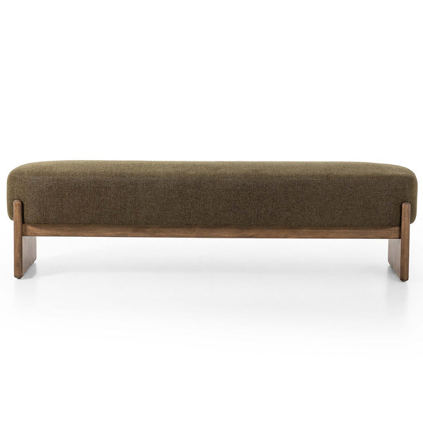 Home Fashion Kirby Accent Bench Sutton Olive By Four Hands