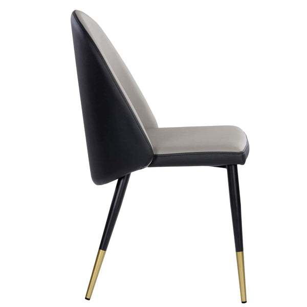 Home Fashion Kline Dining Chair Dillon Stratus/Dillon Black Set Of 2