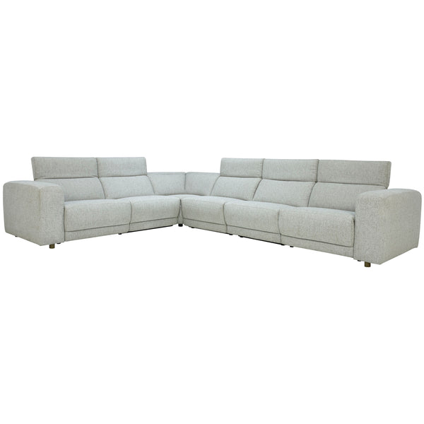 home fashion Knoxville Power Recliner Sectional Light Gray