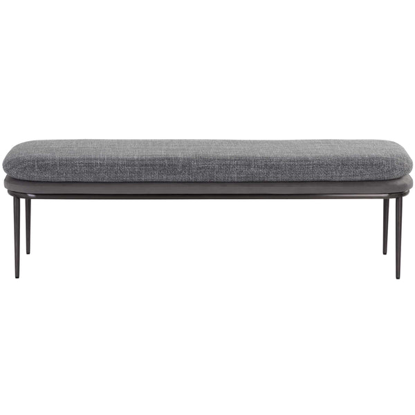 Home Fashion Koffi Bench Antonio Charcoal/Chacha Grey