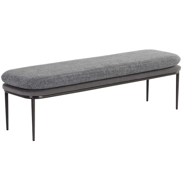 home fashion Koffi Bench Antonio Charcoal/Chacha Grey