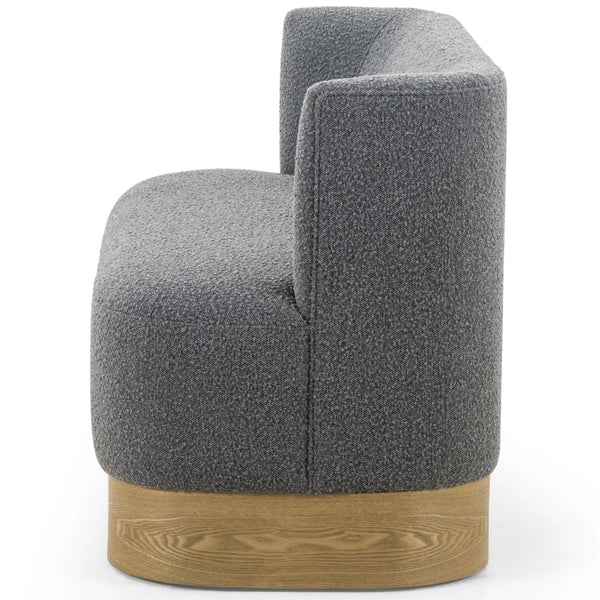 Home Fashion Krista Dining Bench Knoll Charcoal By Four Hands