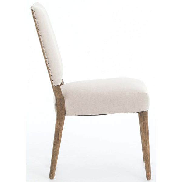 Home Fashion Kurt Dining Chair Dark Linen Set Of 2 By Four Hands