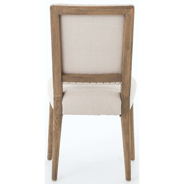 Home Fashion Kurt Dining Chair Dark Linen Set Of 2 By Four Hands