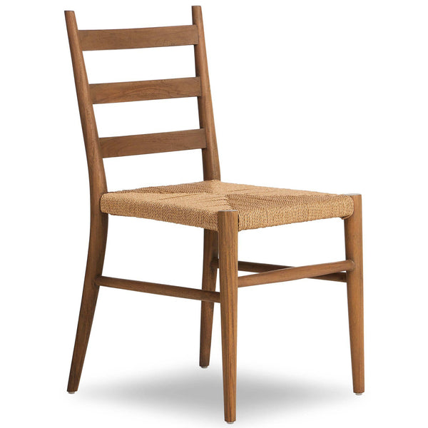 home fashion Ladder Back Outdoor Dining Chair Toasted Brown Set of 2 by Four Hands