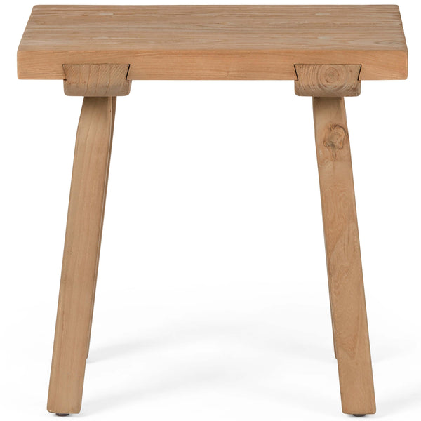 Home Fashion Lahana Accent Stool Natural Elm By Four Hands