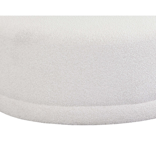 Home Fashion Laken LAF Chaise Sectional Copenhagen White