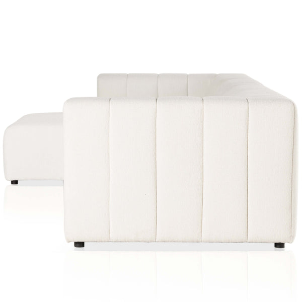 Home Fashion Langham Channeled 4 Piece Sectional Fayette Cloud By Four Hands