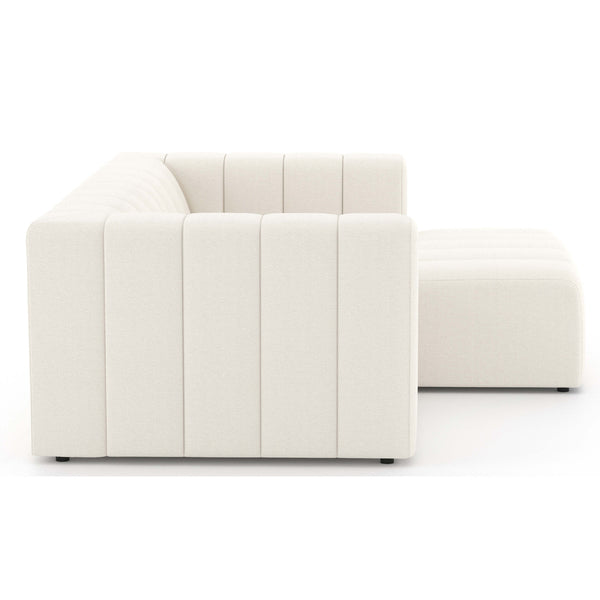 Home Fashion Langham Channeled Sectional Fayette Cloud By Four Hands