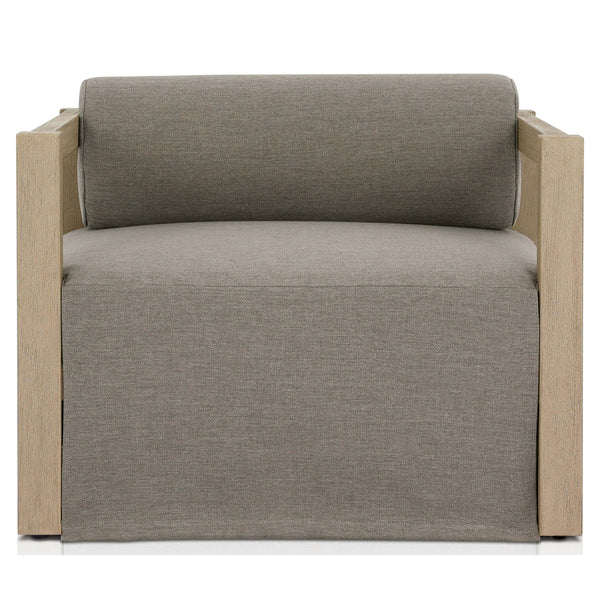 Home Fashion Laskin Outdoor Chair Alessi Fawn/Washed Brown By Four Hands