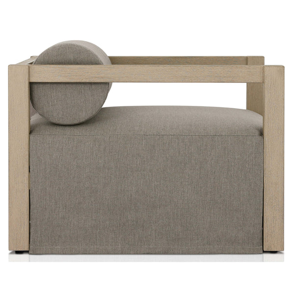 Home Fashion Laskin Outdoor Chair Alessi Fawn/Washed Brown By Four Hands