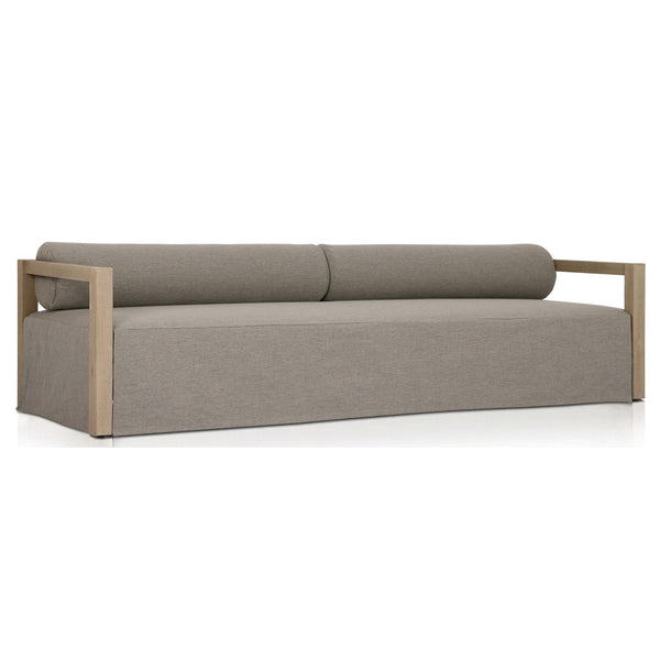 Home Fashion Laskin Outdoor Sofa Alessi Fawn/Washed Brown By Four Hands