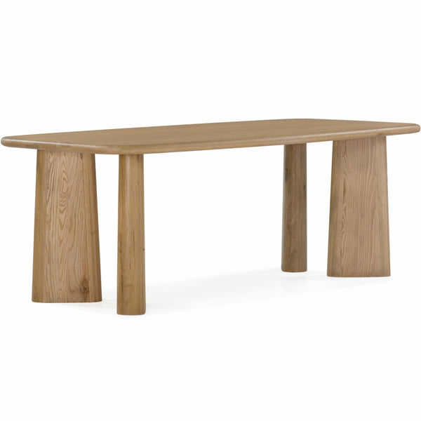 Home Fashion Laurel 84" Rectangular Dining Table Natural
