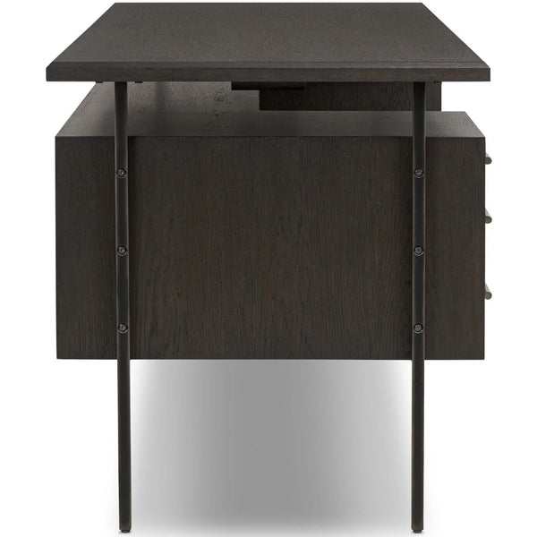 Home Fashion Lauren Desk Charcoal Oak By Four Hands