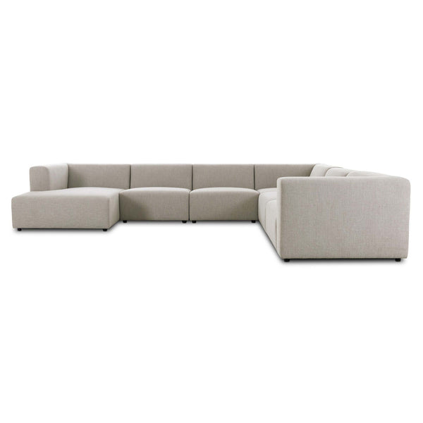Home Fashion Lawndale 6 Piece Sectional Napa Sandstone By Four Hands