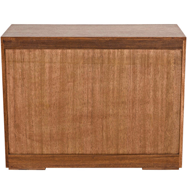 Home Fashion Lego Sideboard W/3 Drawers Dark Walnut