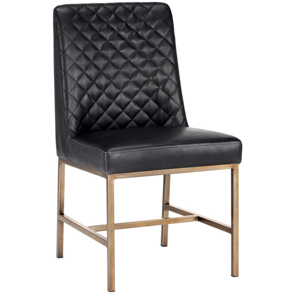 home fashion Leighland Dining Chair Coal Black Set of 2