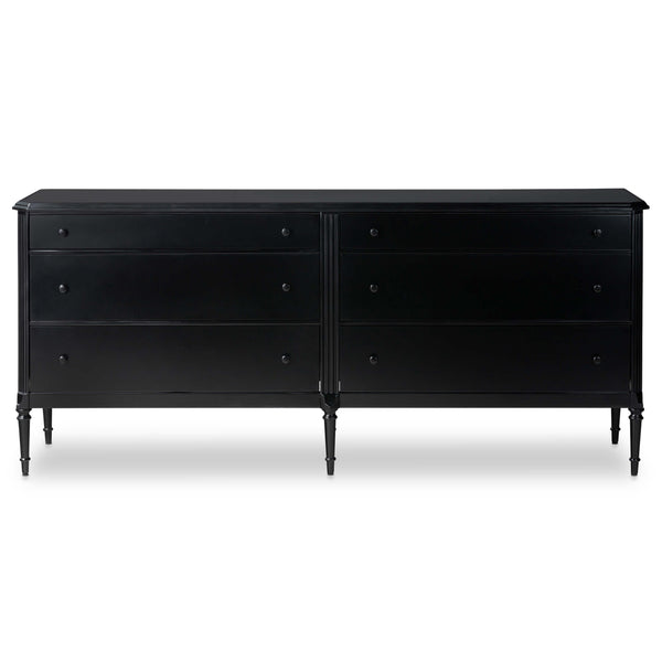 Home Fashion Lendon 6 Drawer Dresser Black By Four Hands