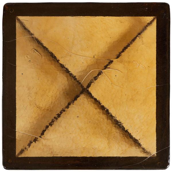 Home Fashion Lennie Cast Glass Bunching Table Amber By Four Hands