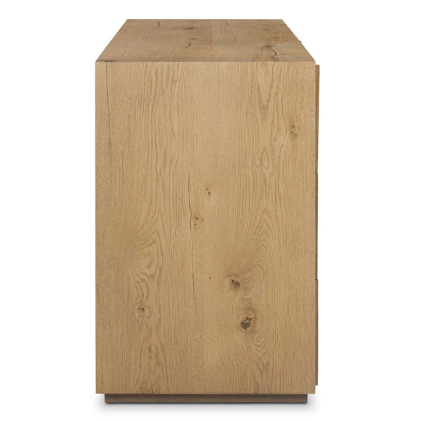 Home Fashion Leo 6 Drawer Dresser Rustic Light Natural By Four Hands