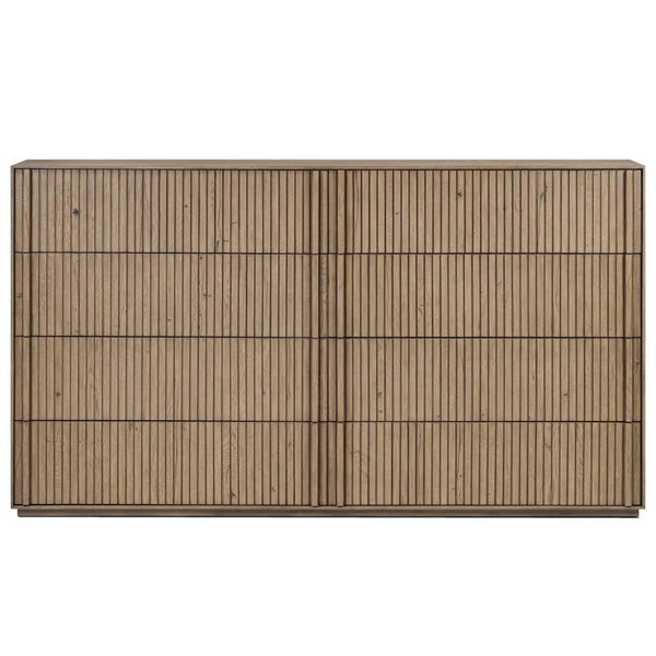 Home Fashion Leo 8 Drawer Dresser Rustic Grey By Four Hands