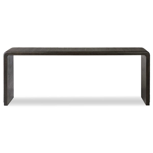 Home Fashion Leo Console Table Smoked Black By Four Hands