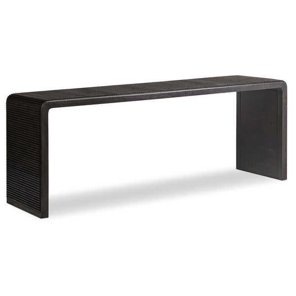 home fashion Leo Console Table Smoked Black by Four Hands