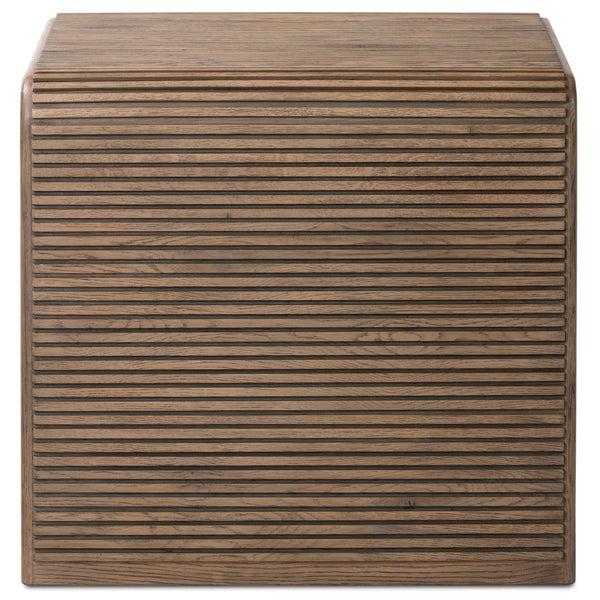 Home Fashion Leo End Table Rustic Grey By Four Hands