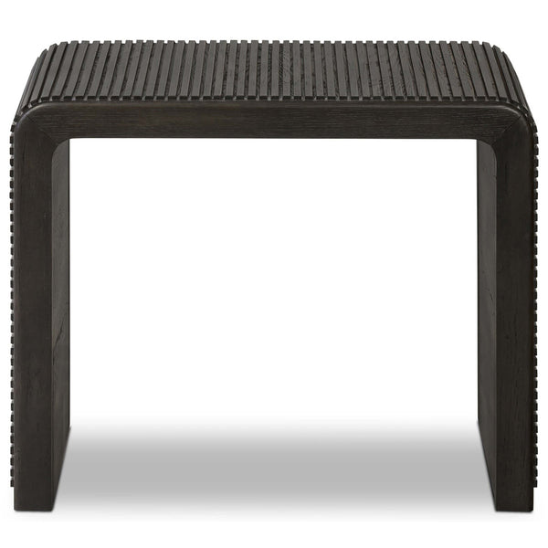 Home Fashion Leo End Table Smoked Black By Four Hands