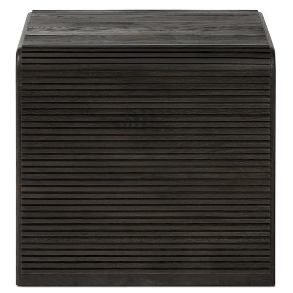 Home Fashion Leo End Table Smoked Black By Four Hands