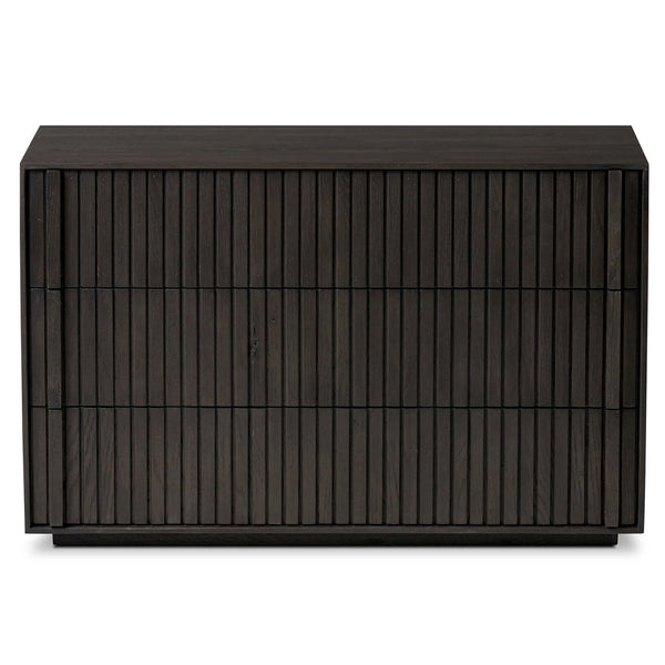 Home Fashion Leo Nightstand Smoked Black By Four Hands