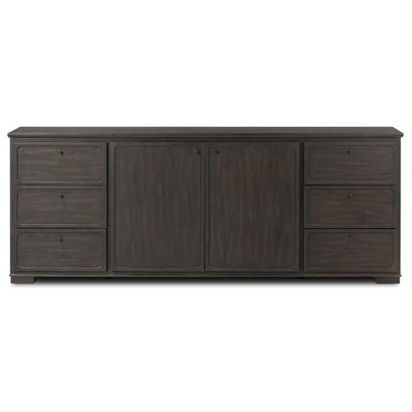 Home Fashion Leora Sideboard Smoked Black By Four Hands