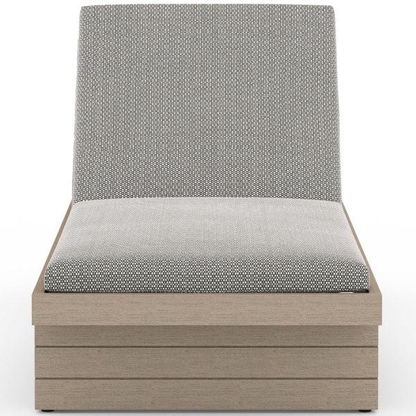 Home Fashion Leroy Outdoor Chaise Faye Ash/Washed Brown By Four Hands